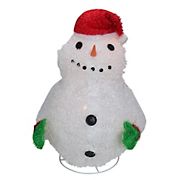 Sterling 24&quot; Pre-Lit Snowman Outdoor Christmas Yard Decor - Red and White