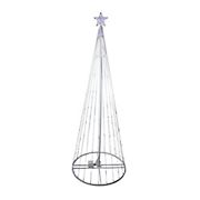 Northlight 6' LED Lighted Cone Tree Outdoor Christmas Decor - White