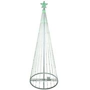Northlight 6' LED Lighted Christmas Tree Show Cone Outdoor Decor - Green