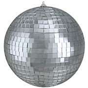 Northlight 8&quot; Splendor Mirrored Glass Disco Ball Christmas Ornament - Shiny Silver