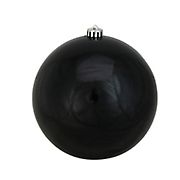 Northlight 8&quot; Shatterproof Christmas Ball Ornament - Shiny Jet Black