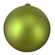 Northlight 8&quot; Shatterproof Matte Commercial Christmas Ball Ornament - Kiwi Green