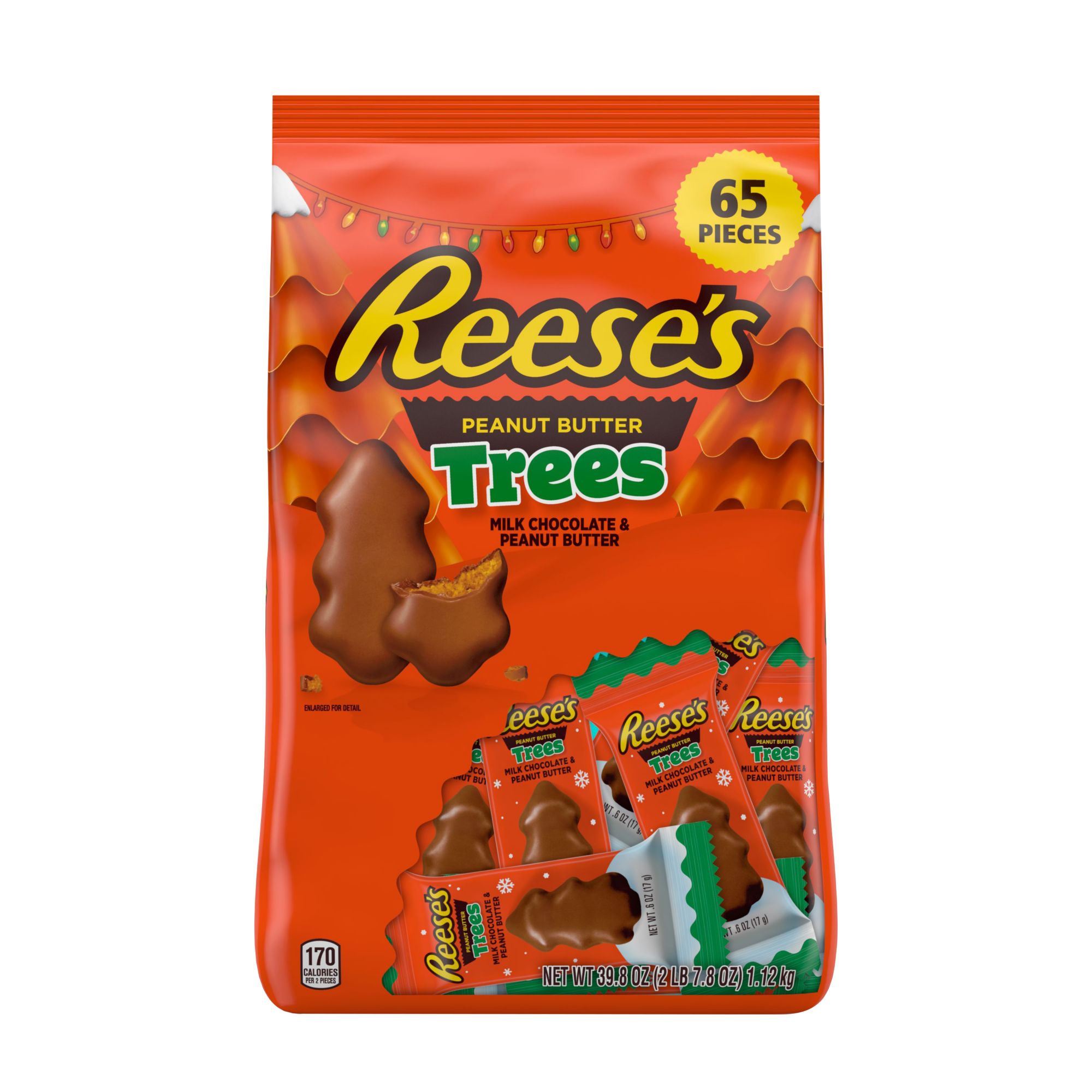 Reese's Milk Chocolate Peanut Butter Trees Candy, 65 pc./39.8 oz.