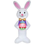 Gemmy Airblown Inflatable Luxe Easter Bunny with Egg