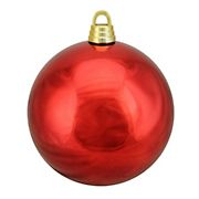 Northlight Shatterproof Christmas Ball Ornament 12&quot; - Shiny Hot Red