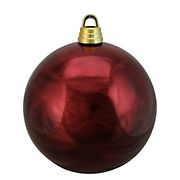 Northlight Shatterproof 12&quot; Christmas Ball Ornament - Shiny Burgundy Red