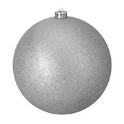 Northlight Shatterproof Splendor Holographic 8&quot; Christmas Ball Ornament - Silver Glitter