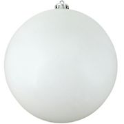 Northlight 10&quot; Commercial Shatterproof Christmas Ball Ornament - Shiny Winter White