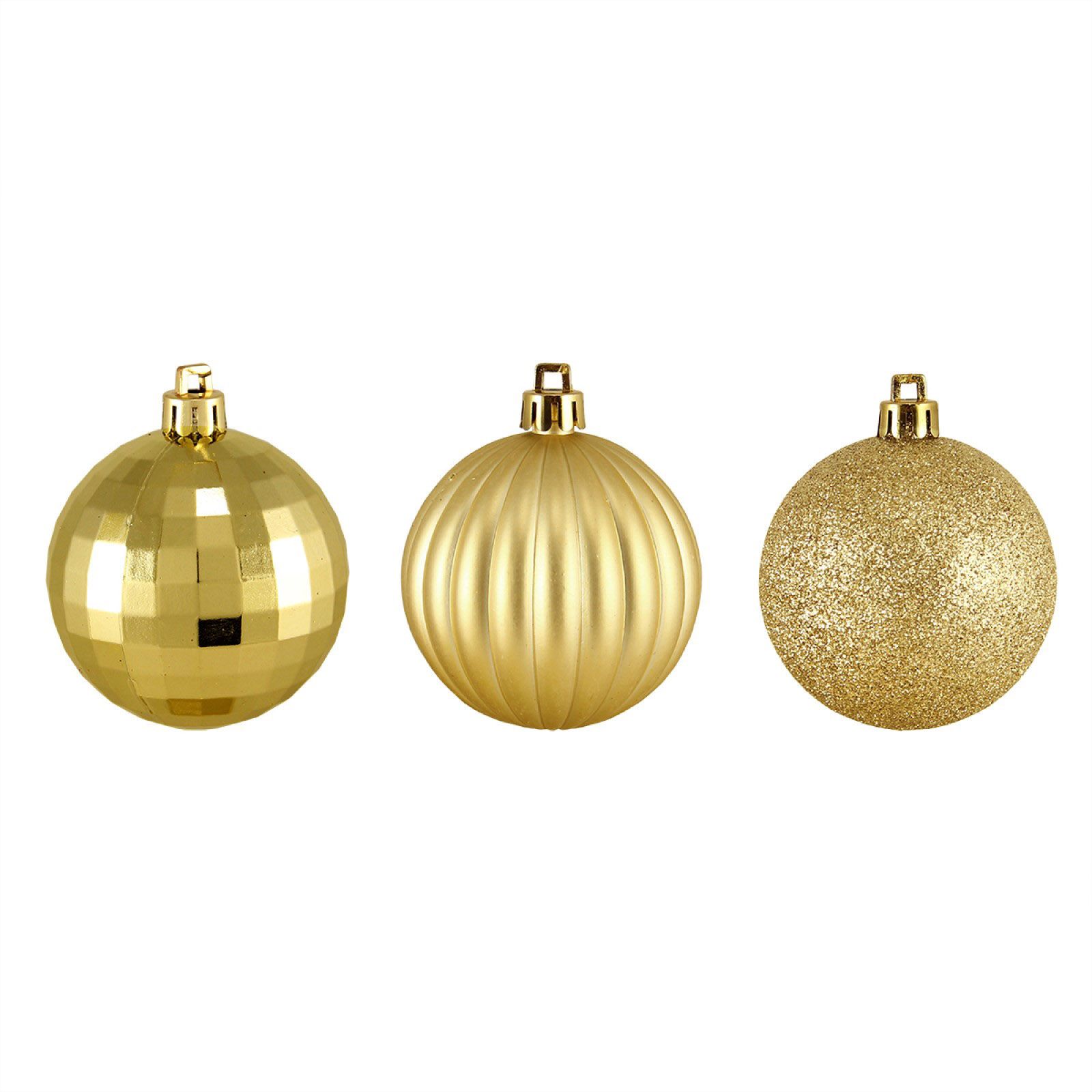 Northlight Shatterproof 3 Finish 2.5 Christmas Ball Ornaments 100 ct. Vegas Gold BJ s Wholesale Club