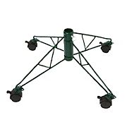 Northlight Metal Rolling Christmas Tree Stand for 6.5' - 7.5' Artificial Trees - Green