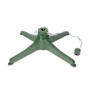 Northlight 18&quot; Musical Rotating Christmas Tree Stand for Artificial Trees up to 7.5' - Green