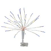 Northlight 12&quot; LED Lighted Firework Christmas Tree Topper - Multicolor