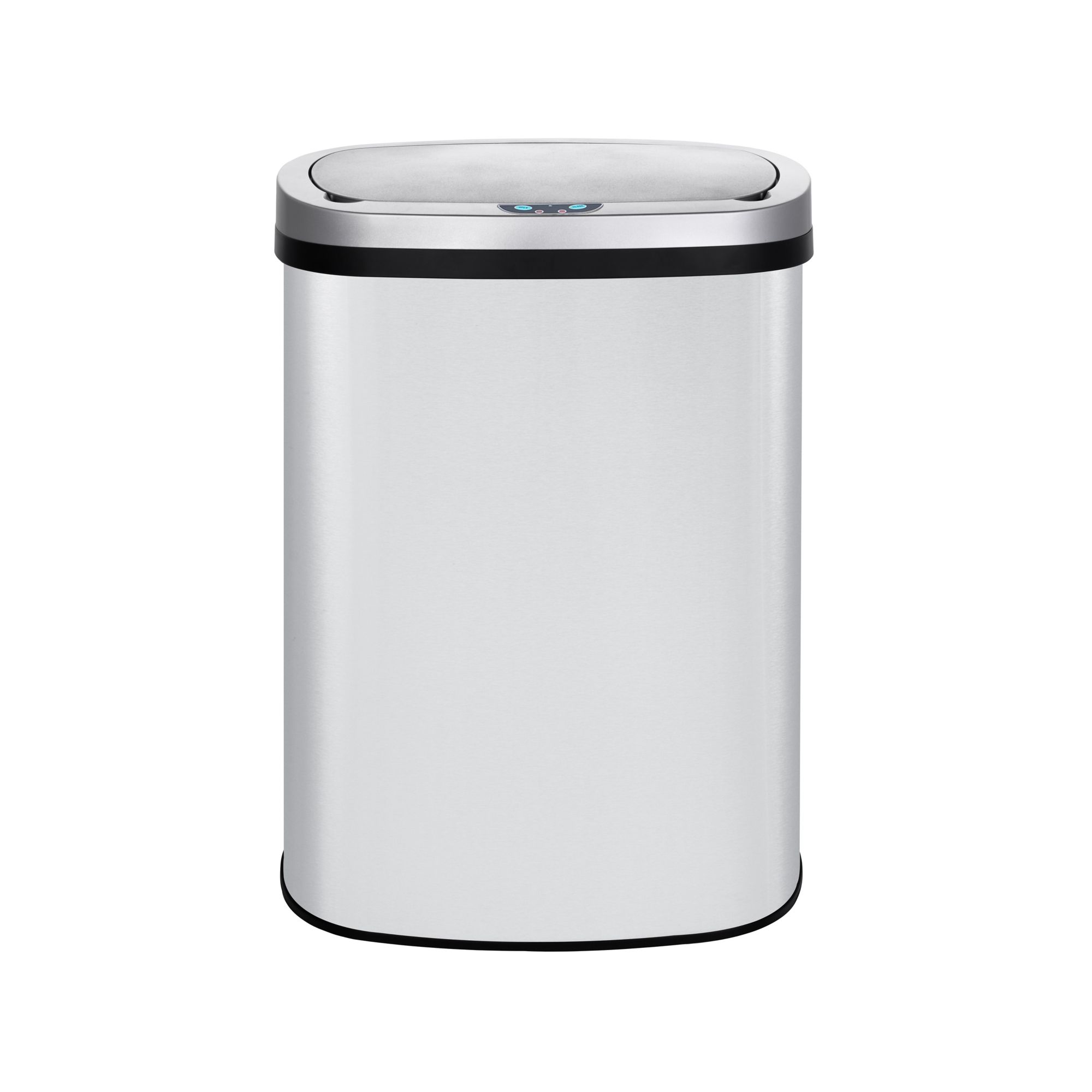 Innovaze 3.2 Gal. Round Motion Sensor Trash Can - Silver