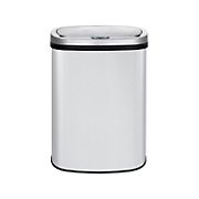 Innovaze Oval Kitchen Motion Sensor Trash Can, 13.2 gal  - Stainless Steel Silver