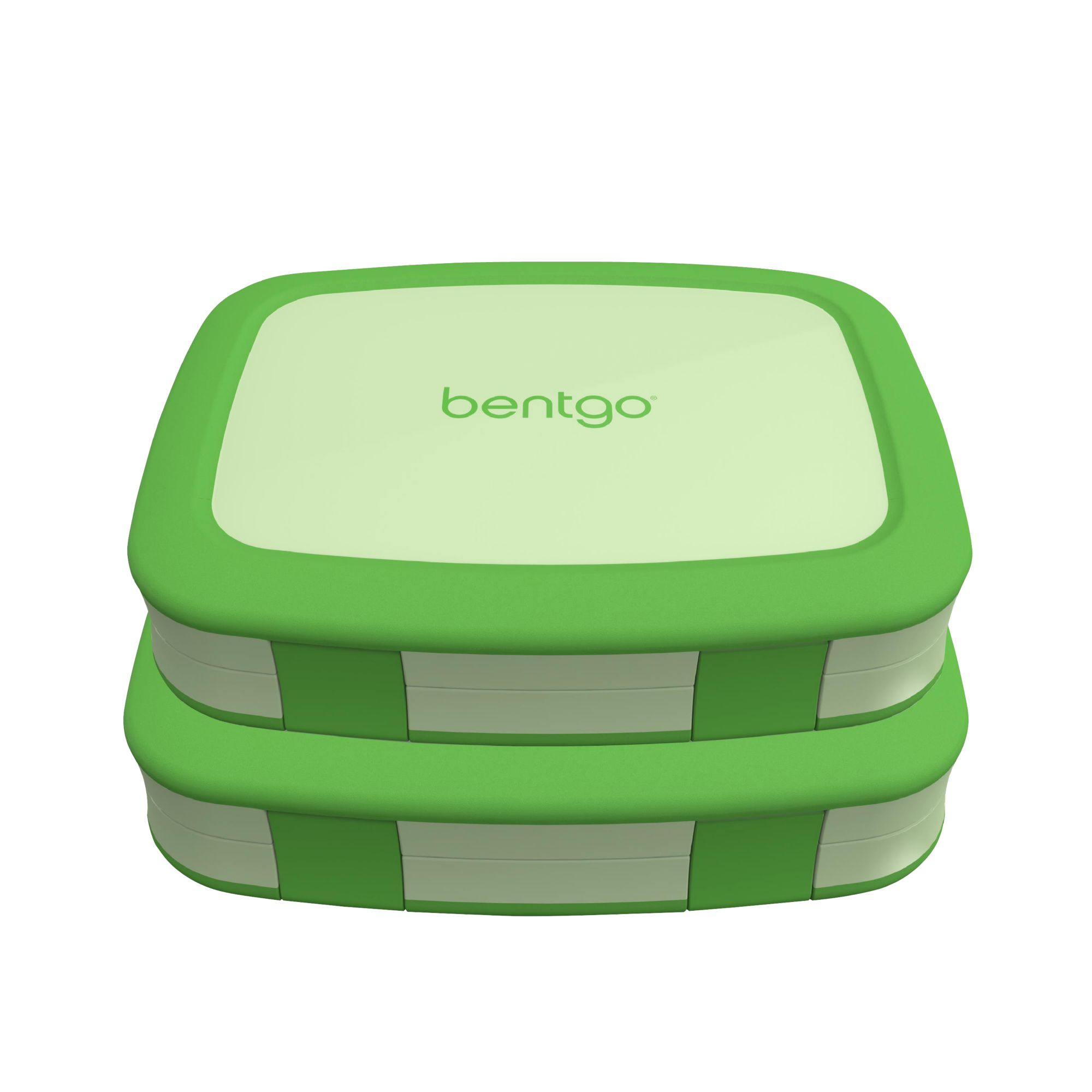 Bentgo 3-Compartment Glass Lunch Container, Green