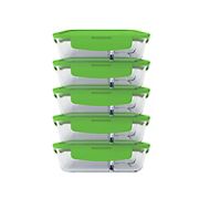 Bentgo Glass Lunch Container, 5 pk- Green