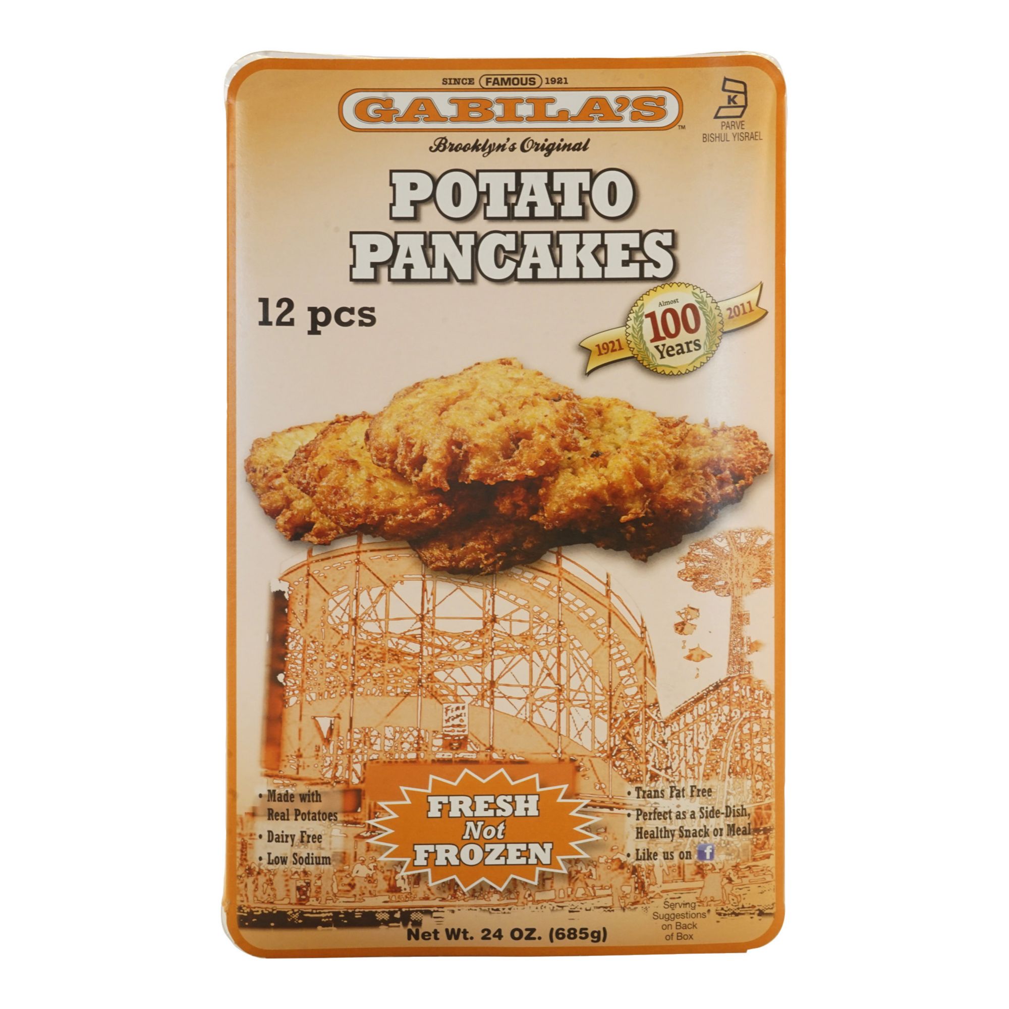Gabila's Potato Pancakes, 24 oz.