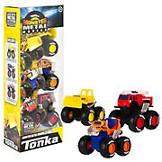 Tonka Monster Metal Movers Assorted, 3 pk. - Front Loader, Fire Truck, and Cement Mixer