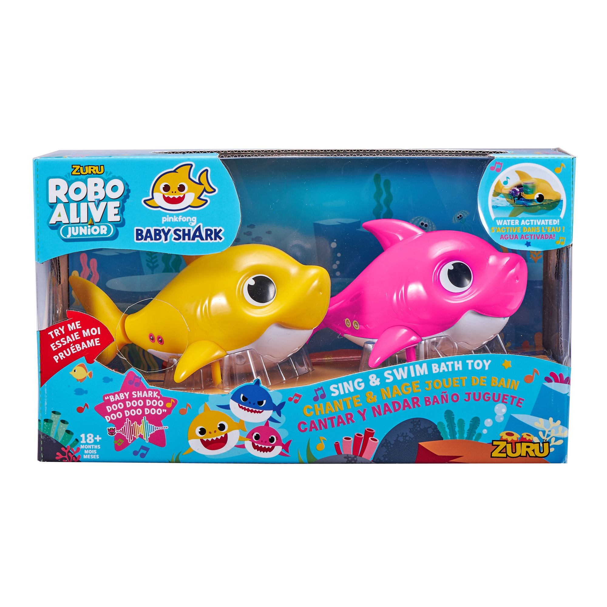 Robo Alive Baby Shark Junior Robotic Yellow