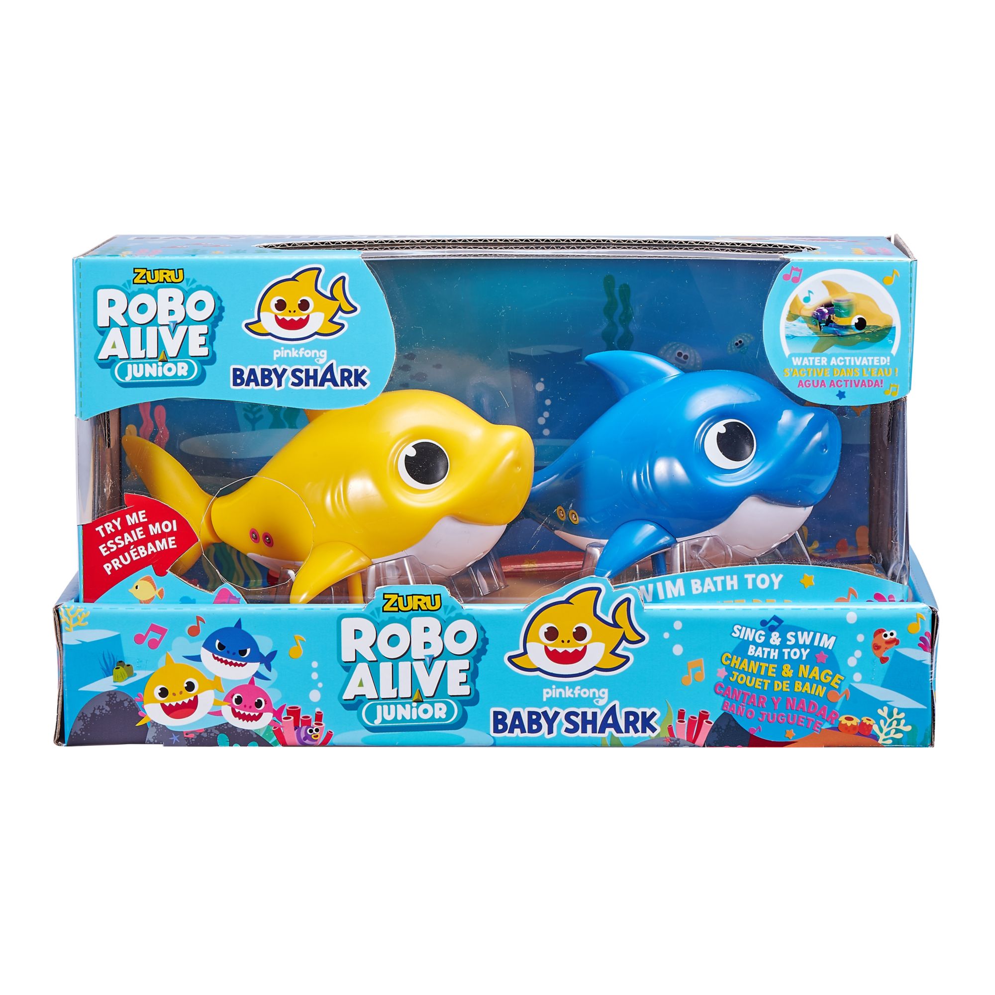 Zuru Robo Alive Junior Baby Shark, 2 pk. - Yellow and Blue