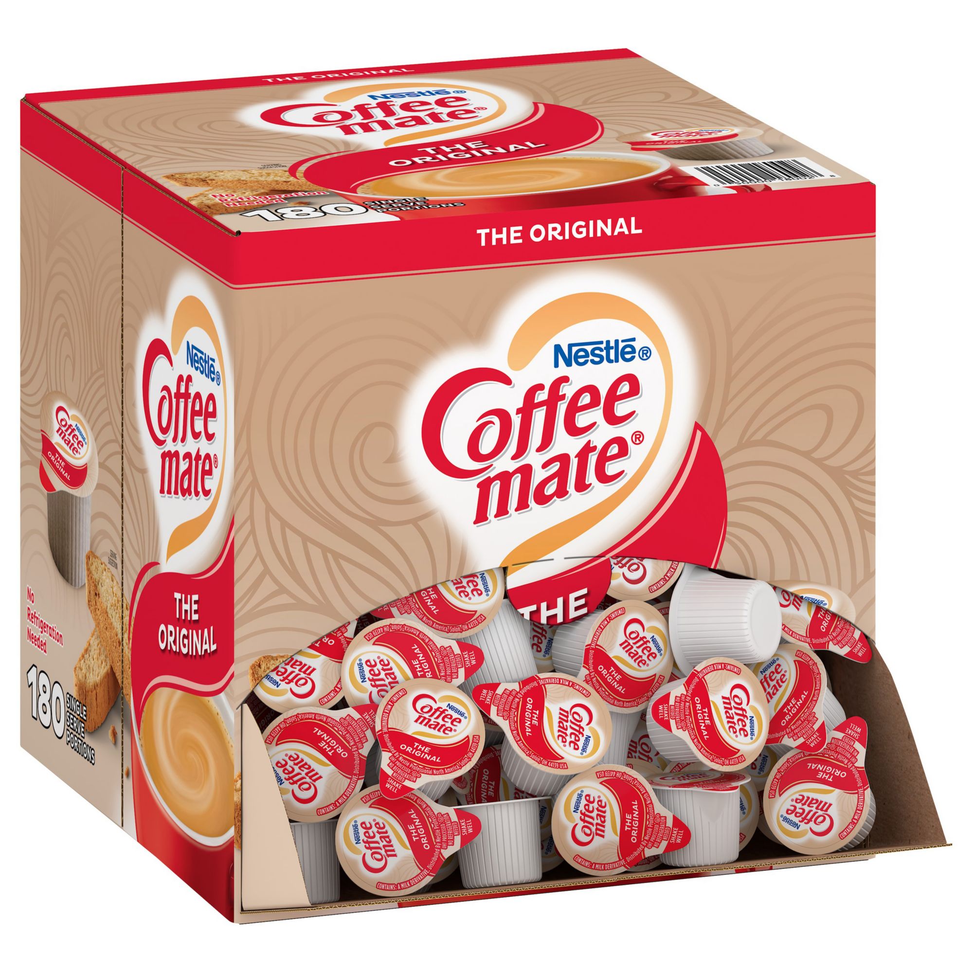 Coffee-Mate 11000372 0.38 oz Liquid Coffee Creamer Mini-Cups - Original (360/Carton)  