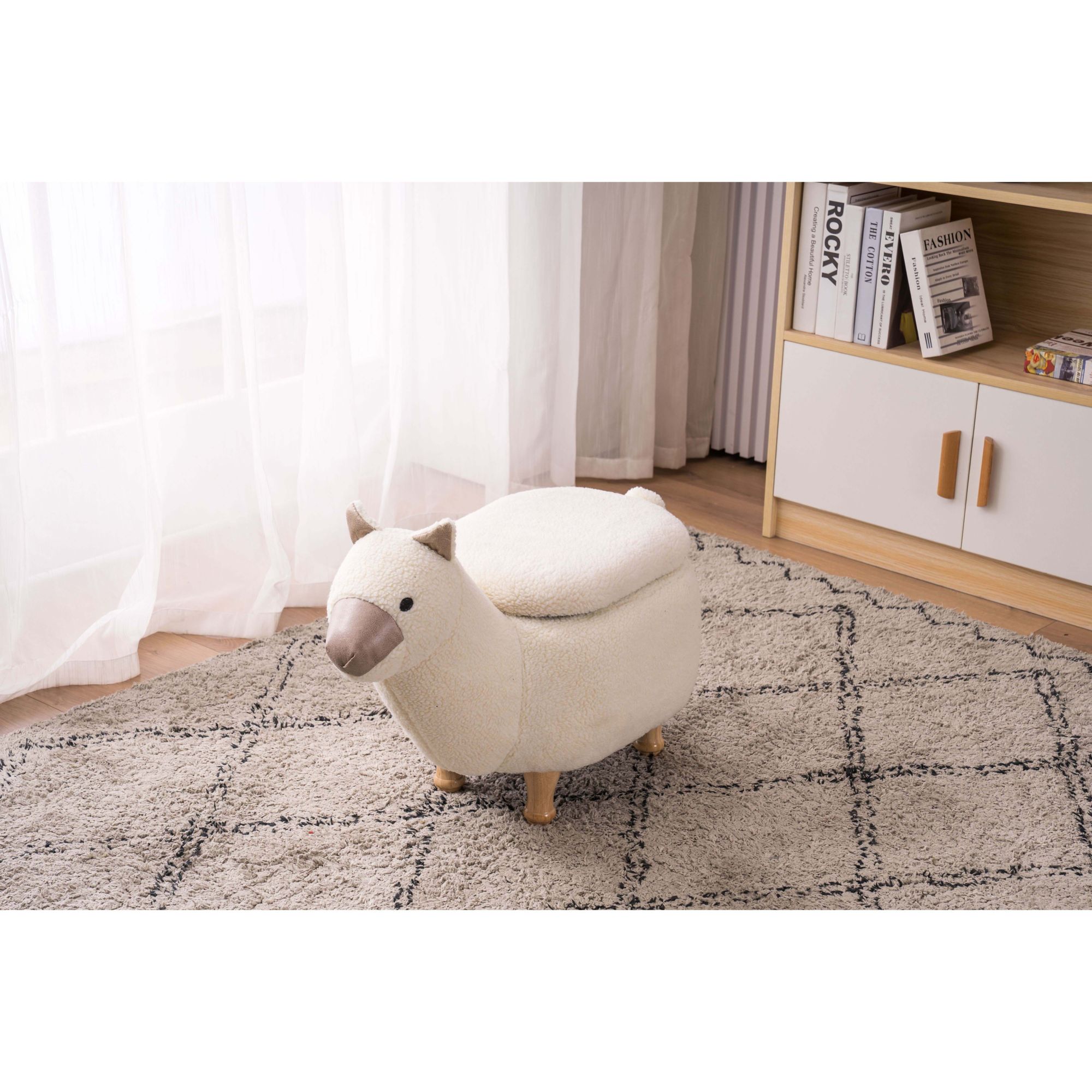 Home to Office Leo the Llama Ottoman