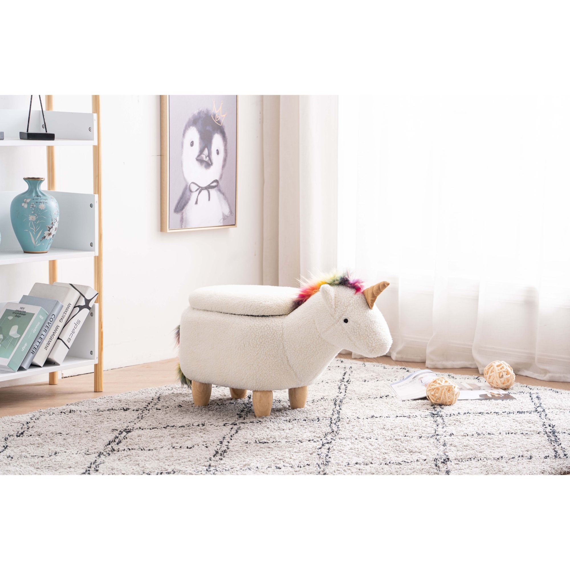 Home to Office Uma the Unicorn Ottoman