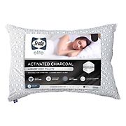 Sealy Standard/Queen Size Charcoal Pillow - White