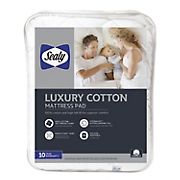 Sealy Luxury 100% Cotton Twin Size Mattress Pad