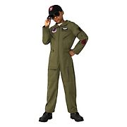 Rubies Deluxe Green Top Gun Unisex Child Costume - Medium