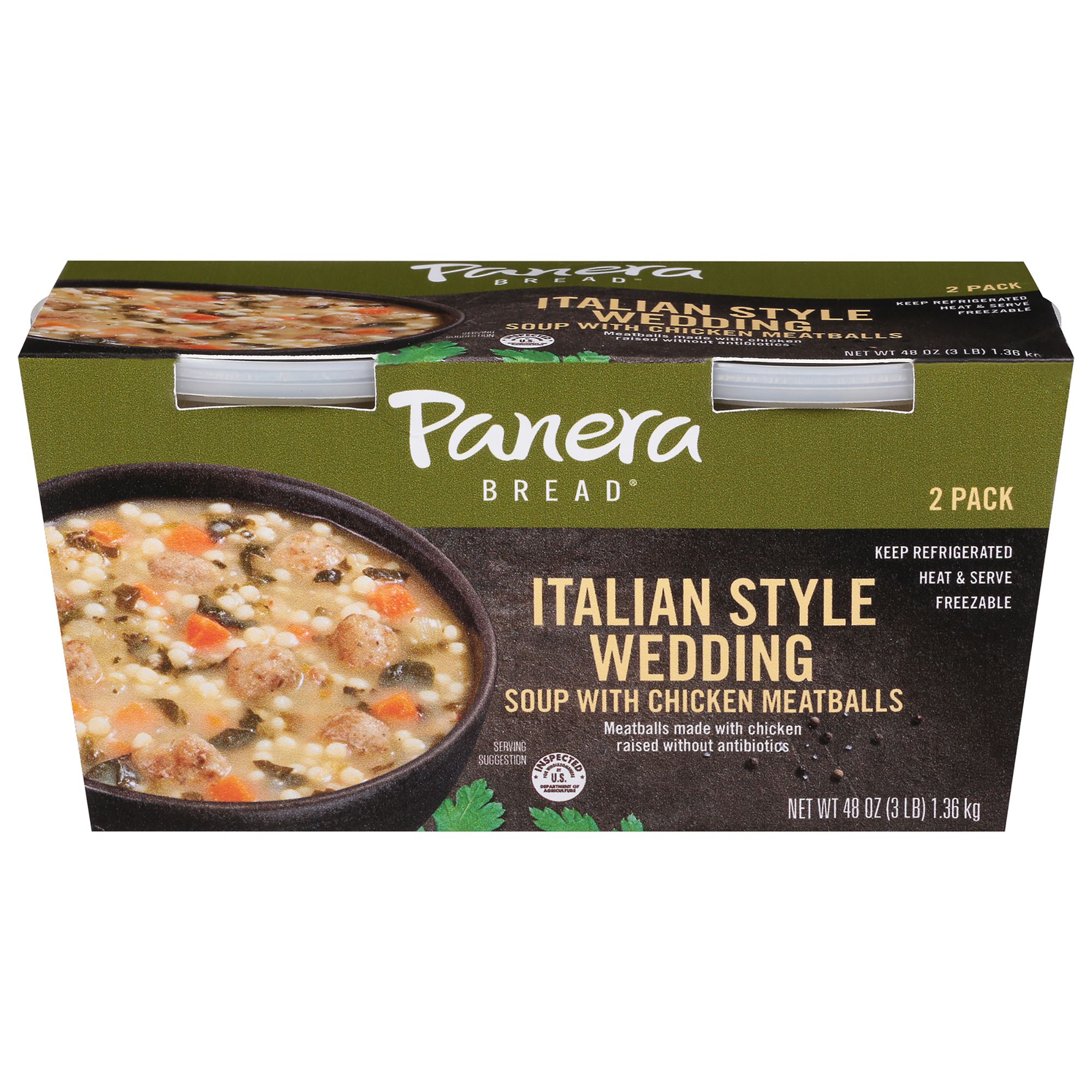  Rao's Made for Home, Italian Wedding Slow Simmered Soup, with  Meatballs, 16 Oz (Pack of 6) : Grocery & Gourmet Food