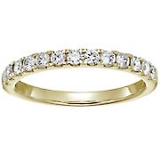 Amairah .5 ct. t.w. 13 Stones Diamond Wedding Band in 14K Yellow Gold, Size 8