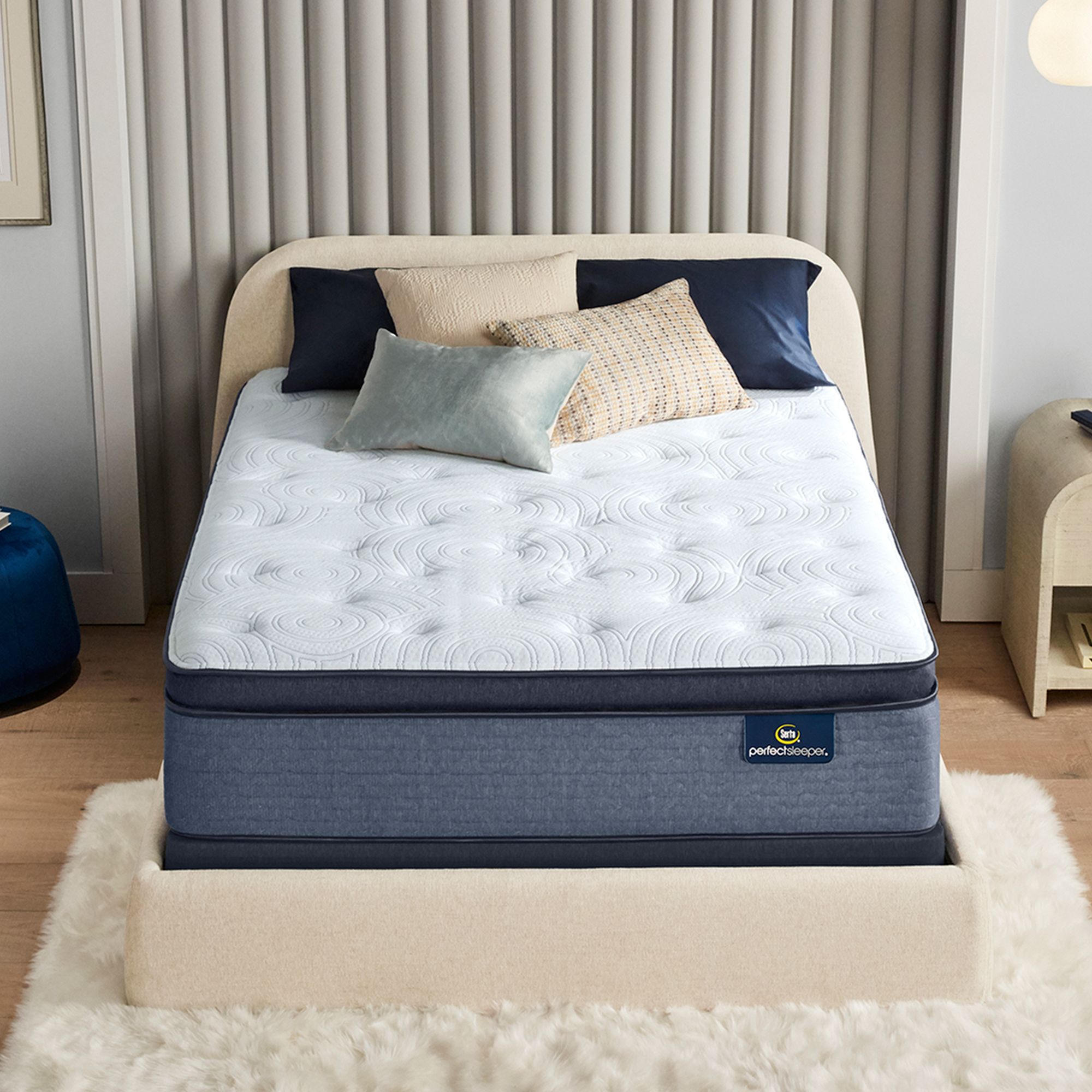 Serta Perfect Sleeper Sapphire Canyon Firm Pillow Top Queen Size Mattress