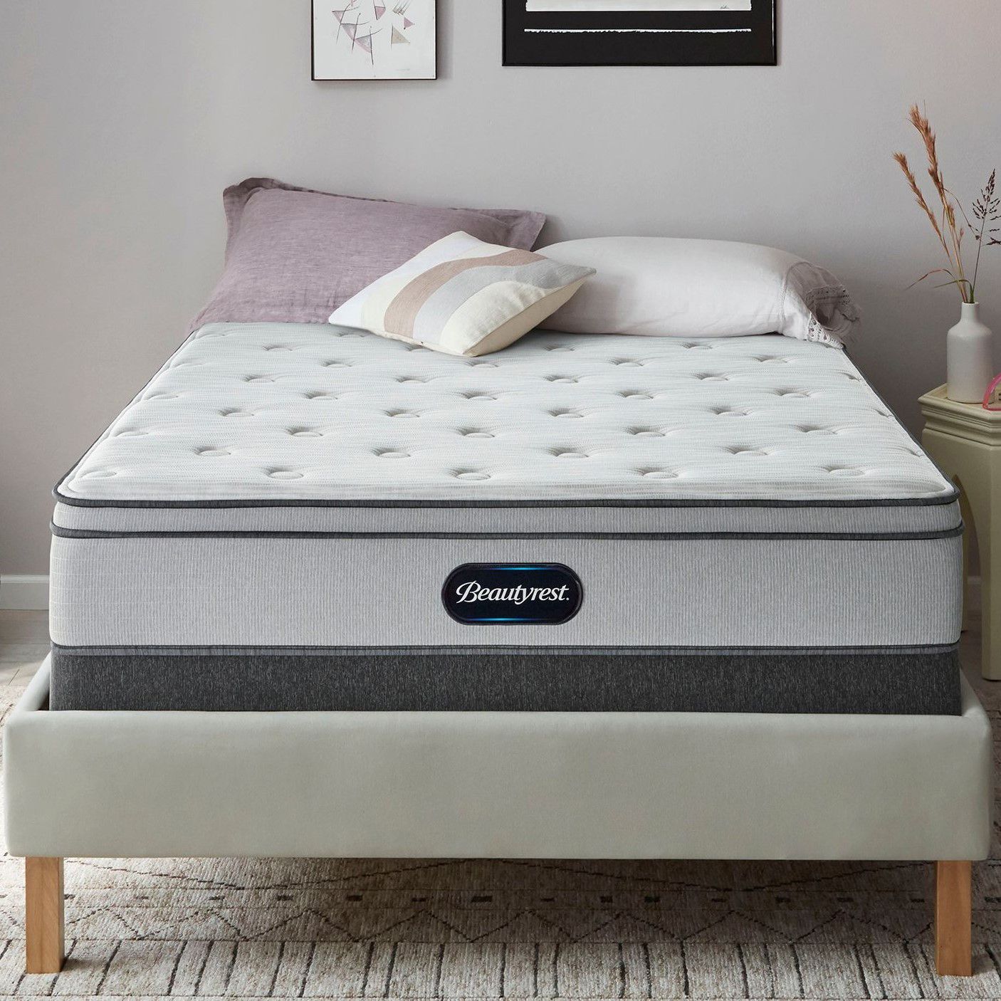 Beautyrest BR800 Soft Euro Top Twin Size Mattress