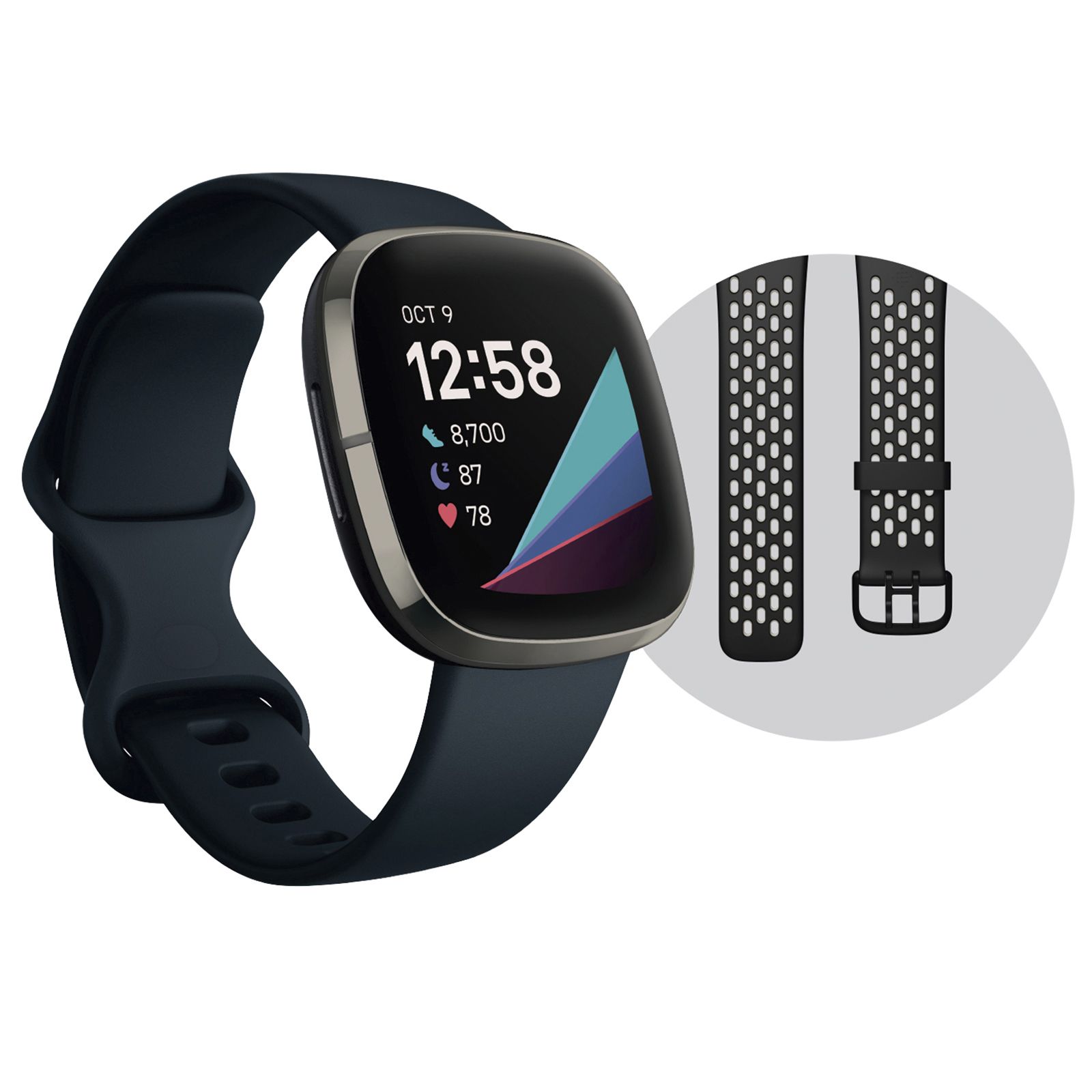 Fitbit Versa 2 Health & Fitness Smartwatch, Renewed