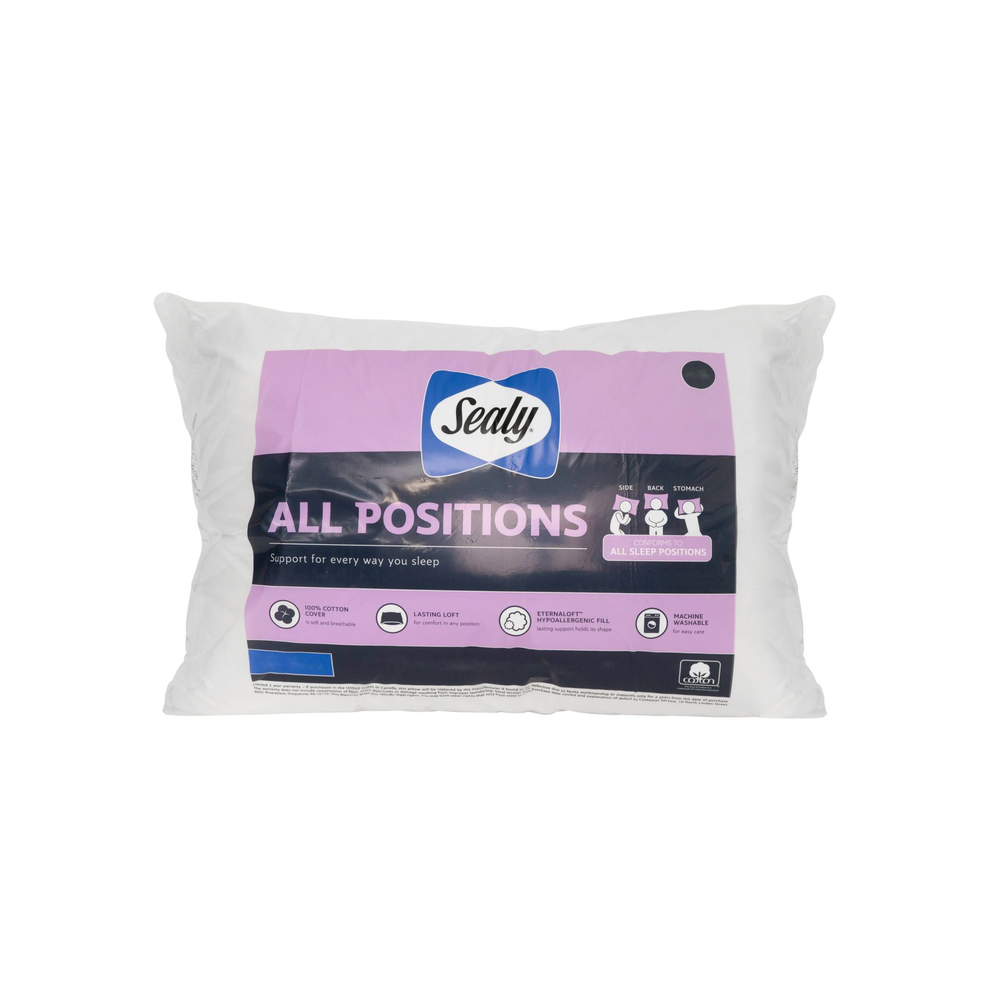 Sealy all 2025 positions pillow