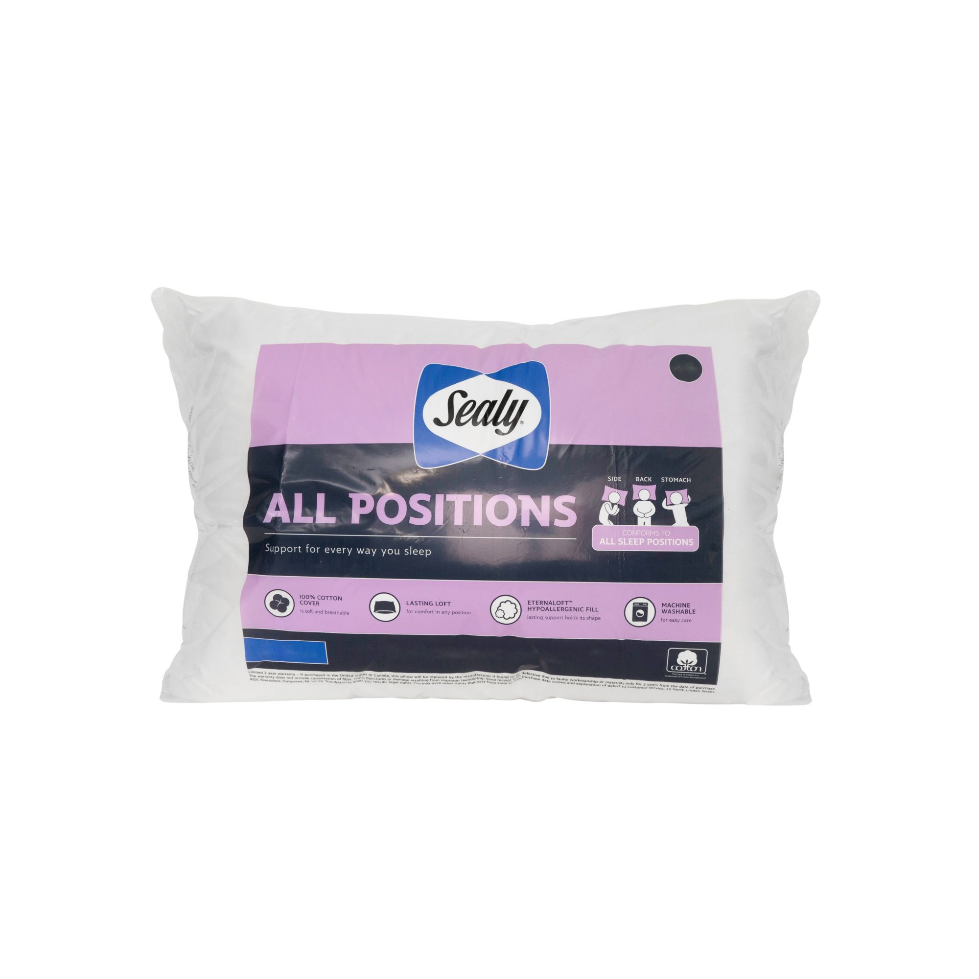 Sealy All Positions King Size Pillow