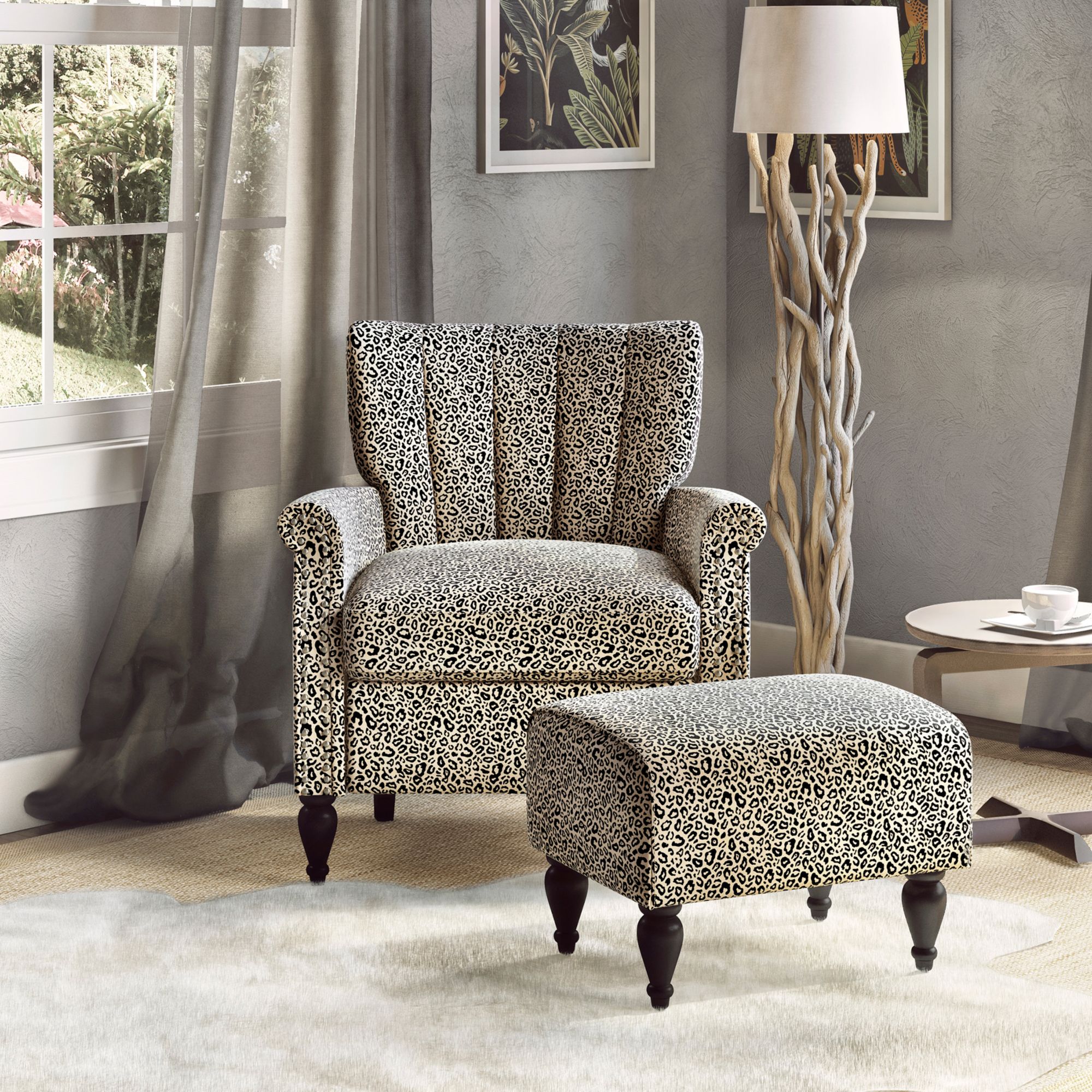 Gold and Black Leopard