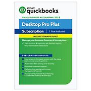 Intuit QuickBooks Desktop Pro Plus 2022, 15-month Subscription