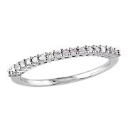 0.2 ct. t.w. Diamond Anniversary Band in Sterling Silver - Size 8