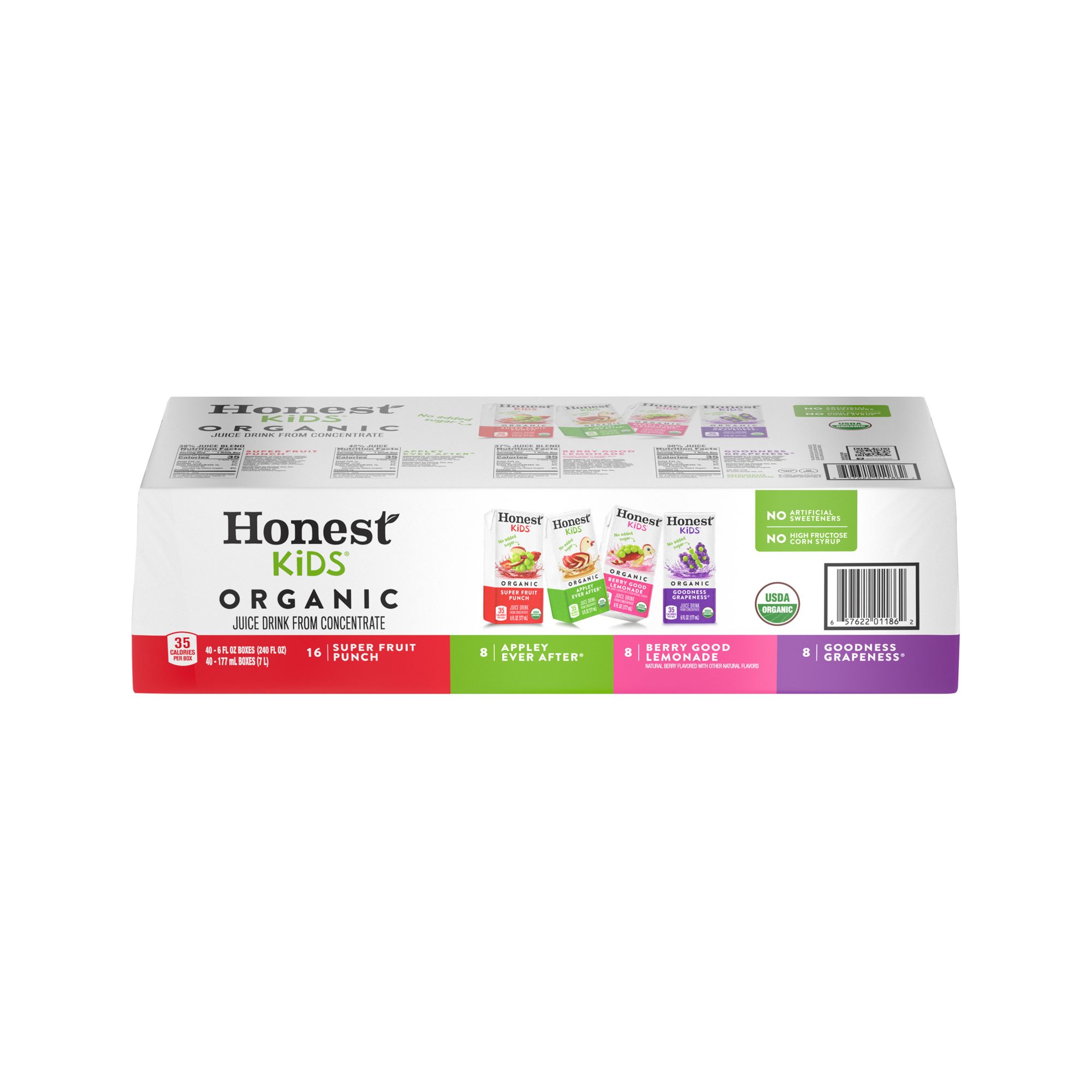 Honest Kids Juice Boxes Variety Pack, 40 ct.