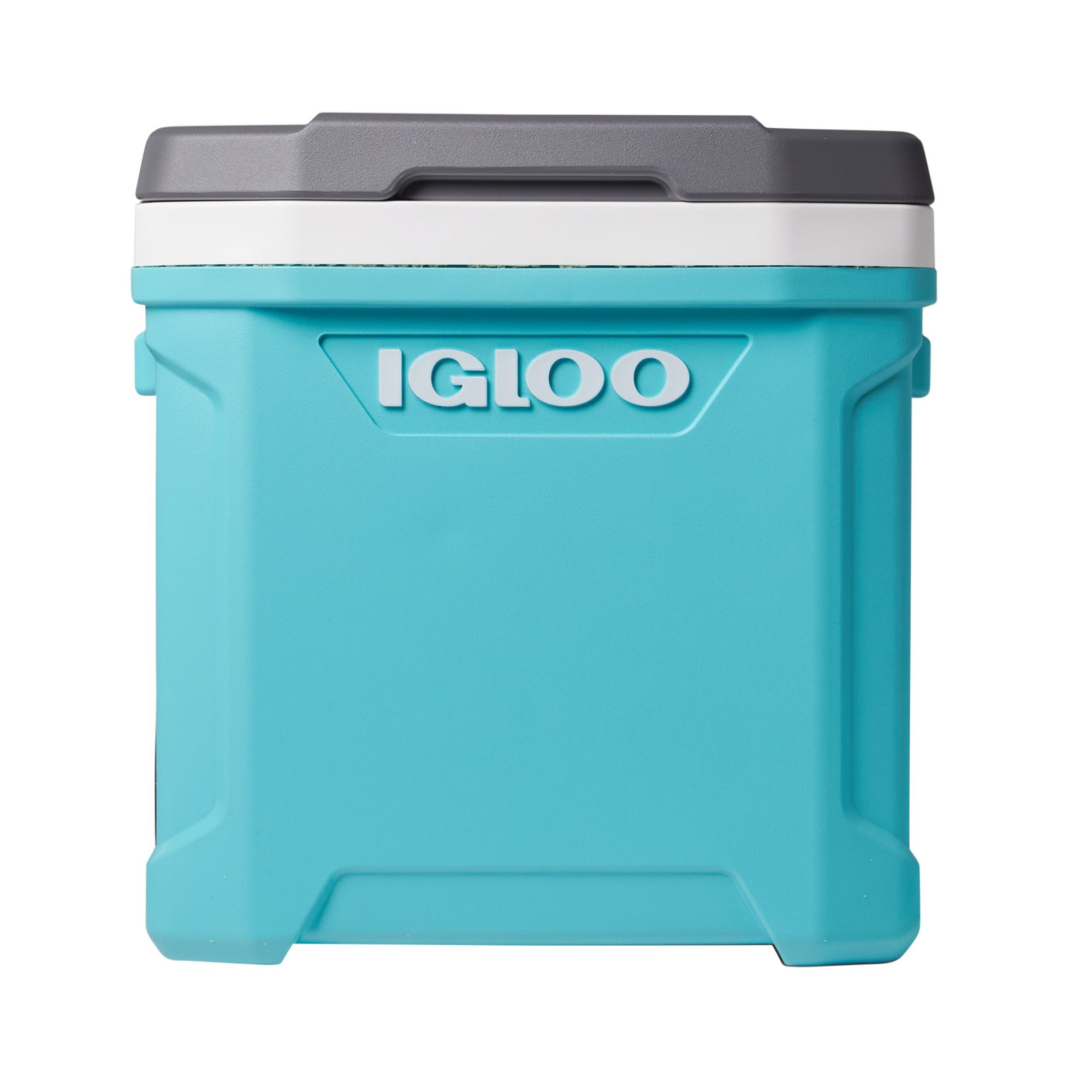 Aqua Rolling Storage Bin with Lid