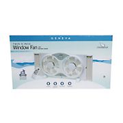 Polar-Aire Twin Window Fan with Remote