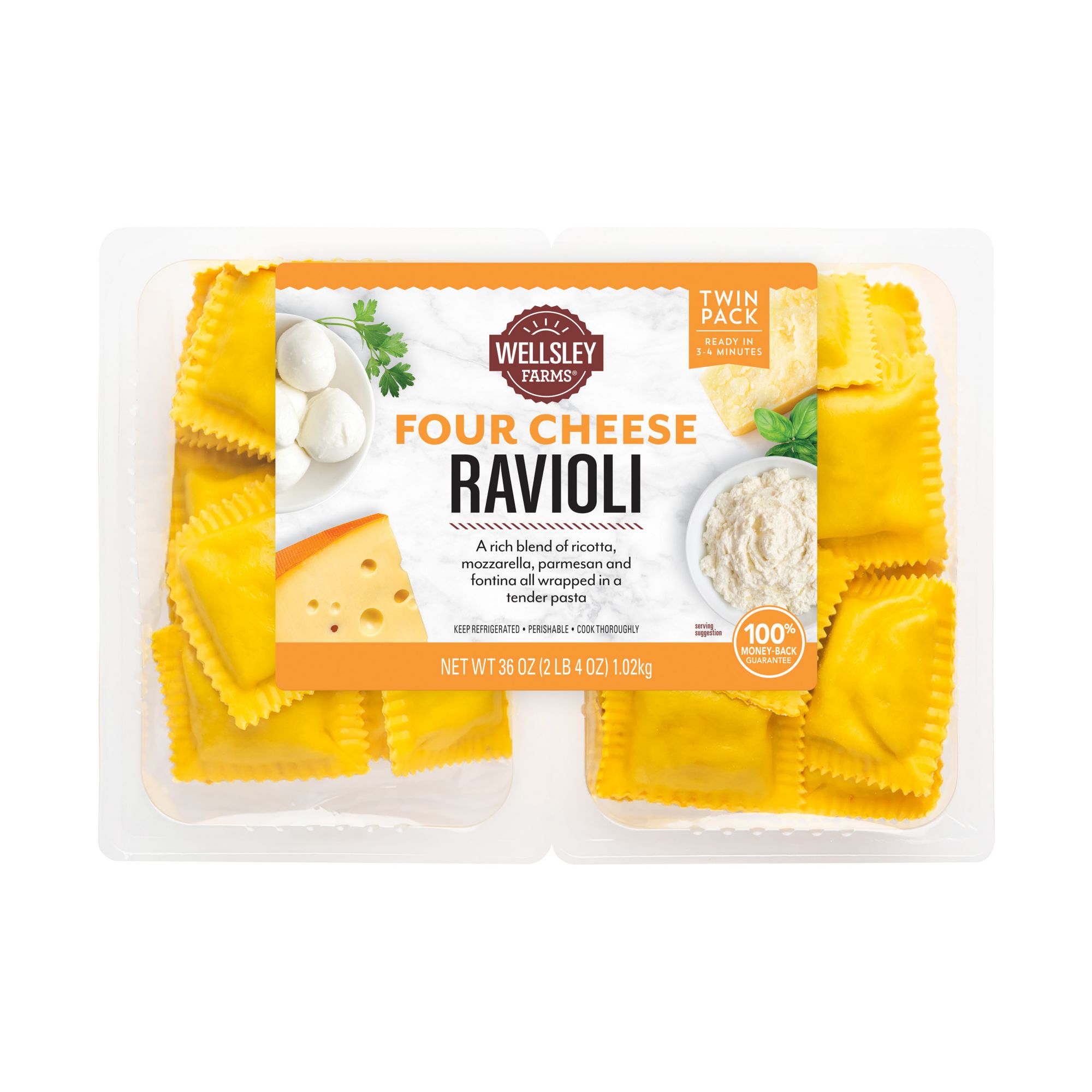 Wellsley Farms Four Cheese Ravioli, 36 oz.