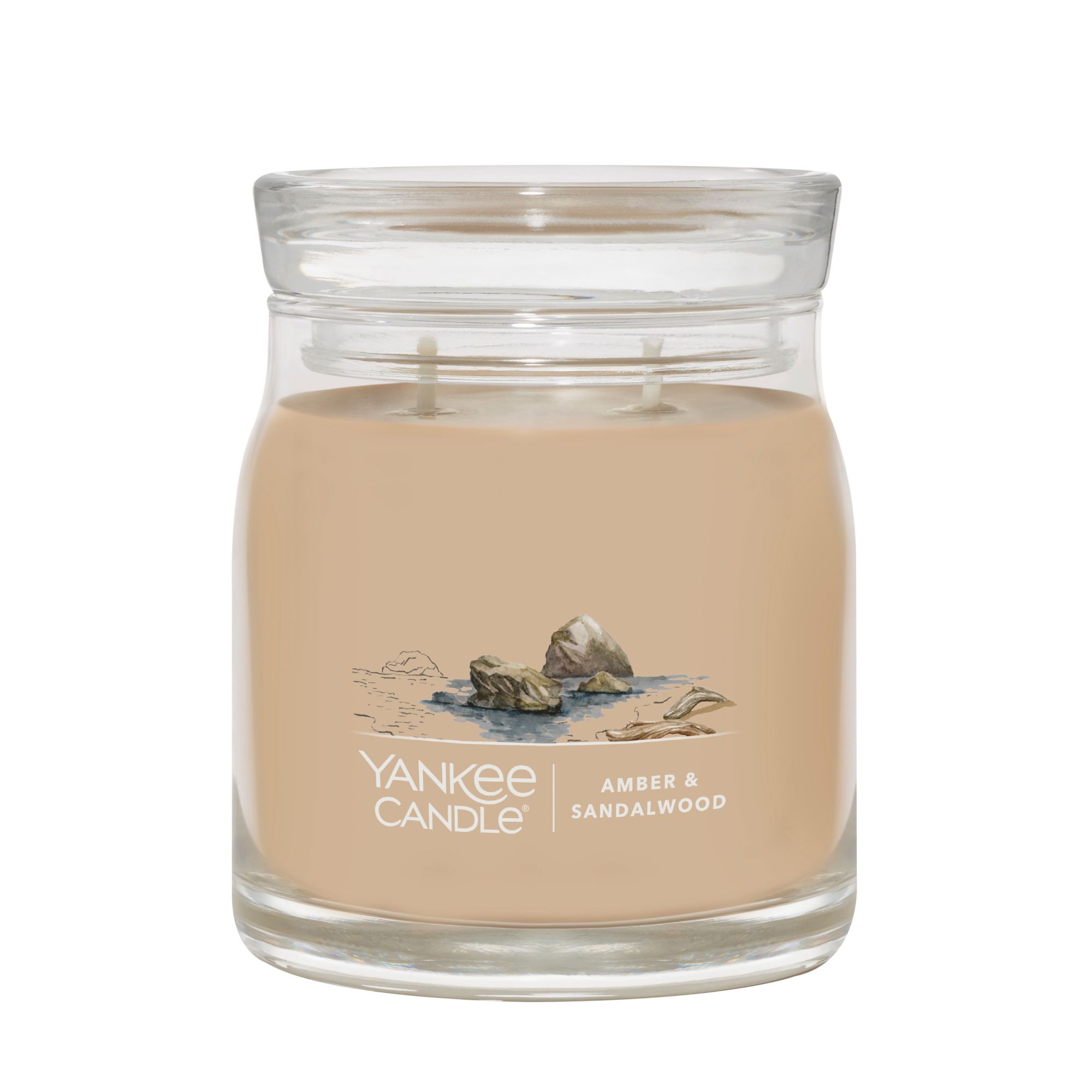 Yankee Candle Signature Medium Jar Candle - Amber And Sandalwood