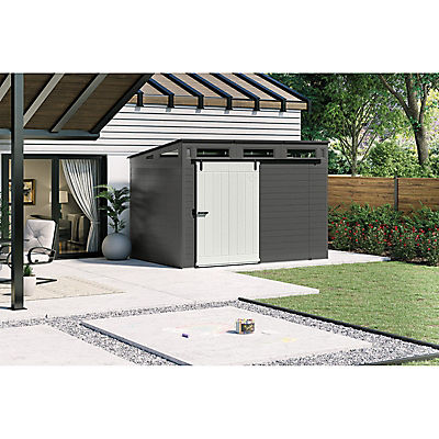 Suncast BMS9000 10′ x 7′ Storage Shed With Sliding Door