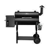 Z Grills ZPG-550B 8-in-1 Wood Pellet Grill and Smoker with Auto Temperature Control - Black