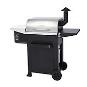 Z Grills ZPG-6002B4E 8-in-1 Wood Pellet Grill and Smoker with Auto Temperature Control - Silver