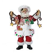 Kurt Adler 12&quot; Fabriche Christmas Chef Santa