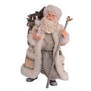 Kurt Adler 10.5&quot; Fabriché Snowy Woods Santa